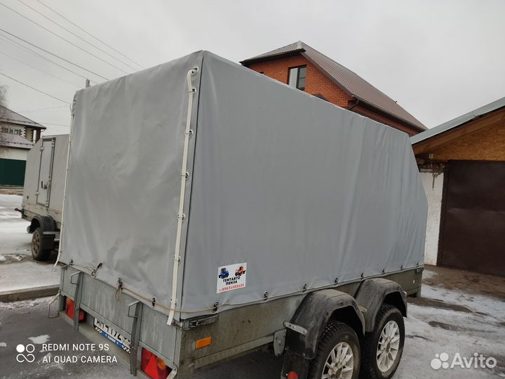 Тент на легковой прицеп