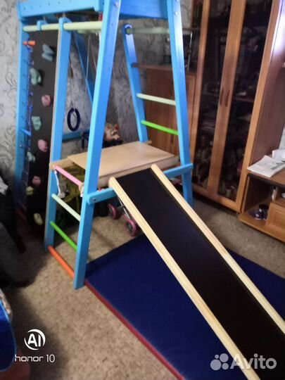 Детский спортивный комплекс деревянный