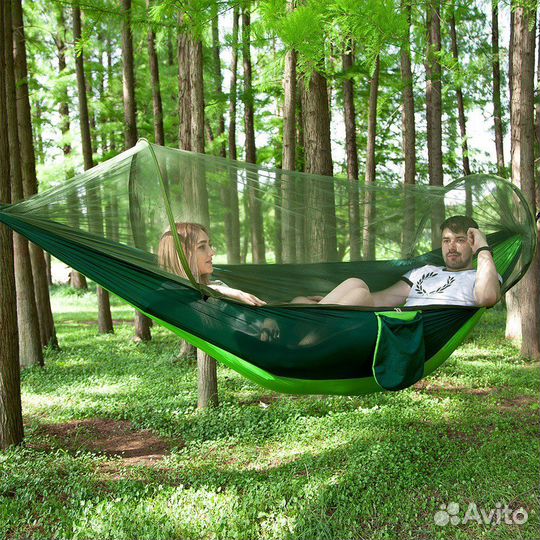 Гамак с москитной сеткой