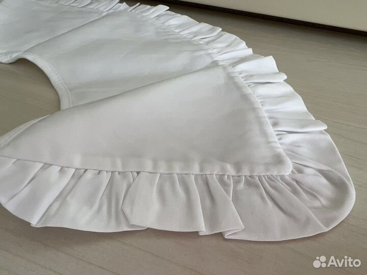 Воротник хлопковый кружевной новый