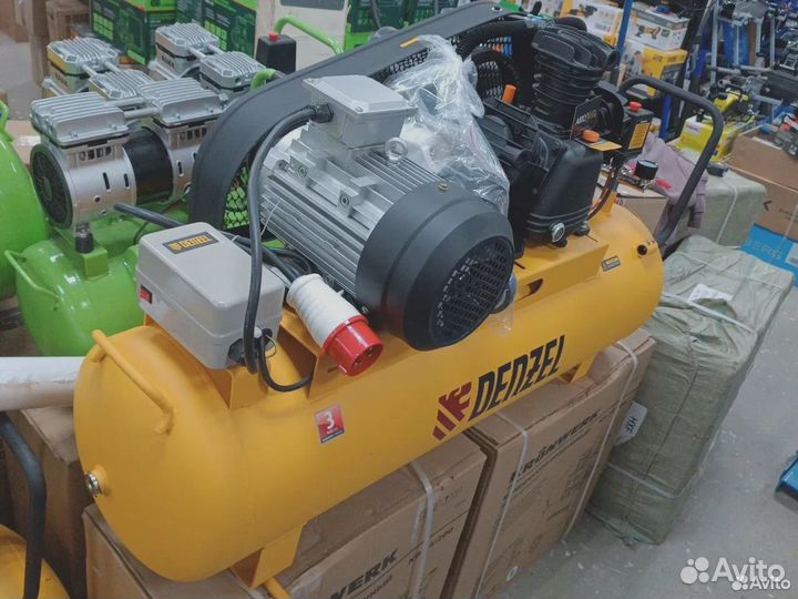 Компрессор воздушный denzel BCW3000-T100, 3.0 кВт