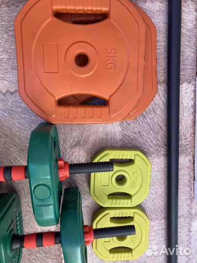 Гантели разборные штанга