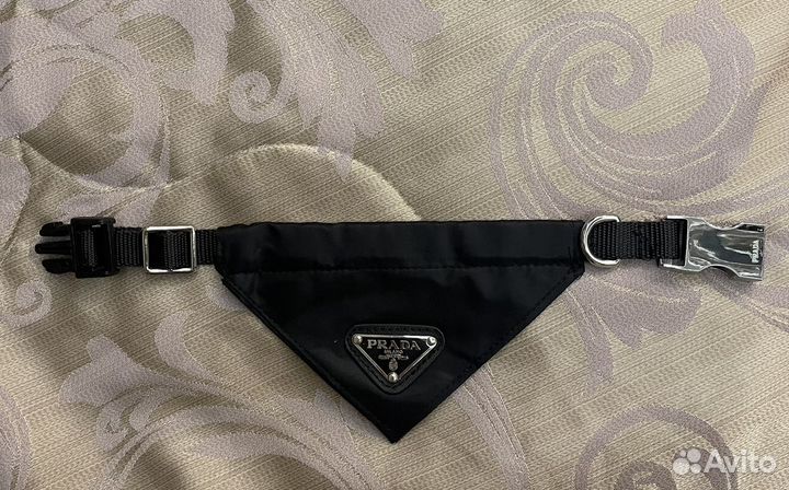 Ошейник и поводок prada брендовый