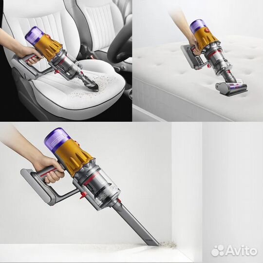 Пылесос Dyson V12 Slim Detect Absolute+ Gold