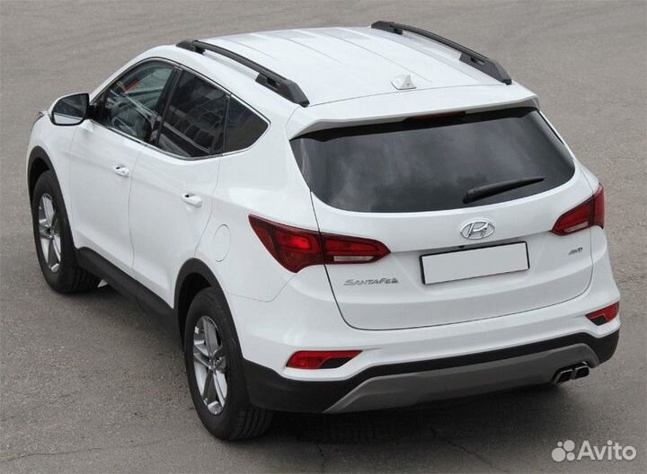 Рейлинги продольные на крышу Hyundai SantaFe III