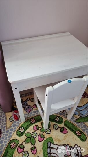 Детский стол со стулом IKEA