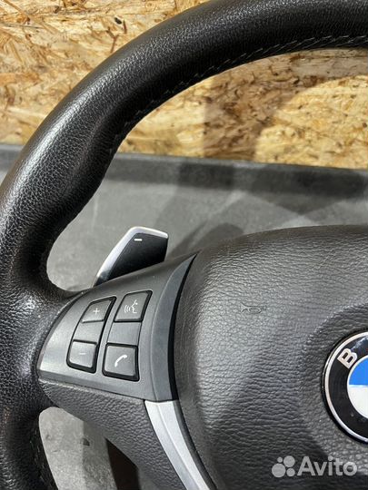 Руль спорт с лепестками BMW X5 E70 LCI