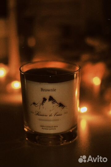 Ароматическая свеча ручной работы