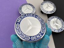 Колпачки заглушки на литые диски Mercedes 4 шт