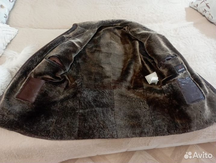 Дубленка натуральная мужская пилот