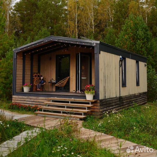 Полностью готовый модульный дом 42м2