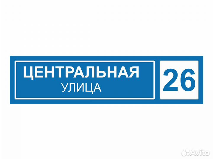 Таблички с адресом