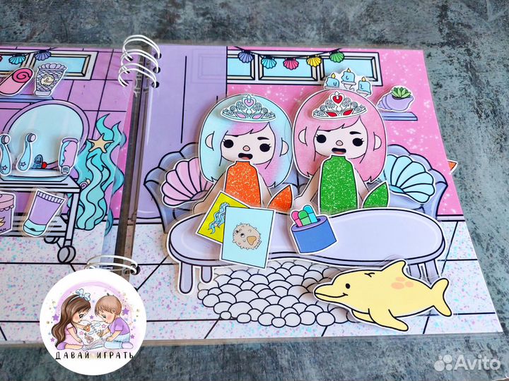 Игры на липучках Тока Бока русалочки