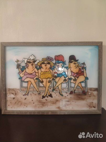 Картина на стекле