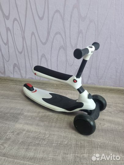 Самокат беговел 3 в 1 с ручкой