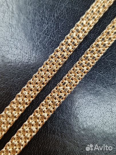 Крест православный на цепочке под золото