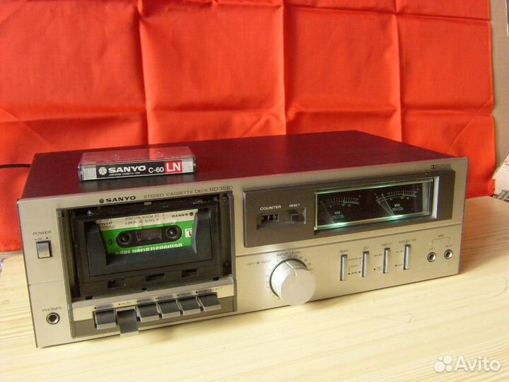 Коллекционная Кассетная дека Sanyo RD 3510 Япония