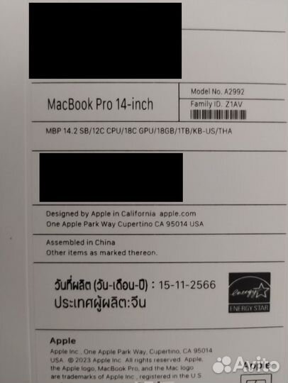 Apple Macbook Air m3 13 /15, любая конфигурация