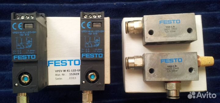 Реле вакуума и эжектор Festo