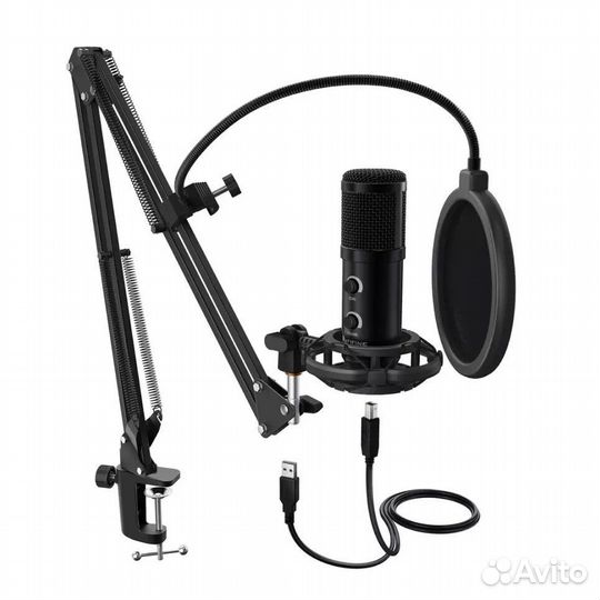 Микрофон студийный Fifine T669 комплект