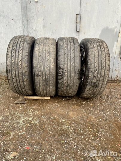 Колеса на хром литых дисках 215/60 r16