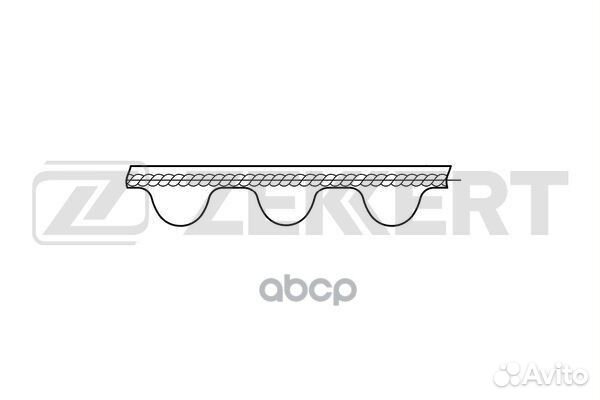 Ремень зубчатый грм Peugeot 308 I II 08- 206