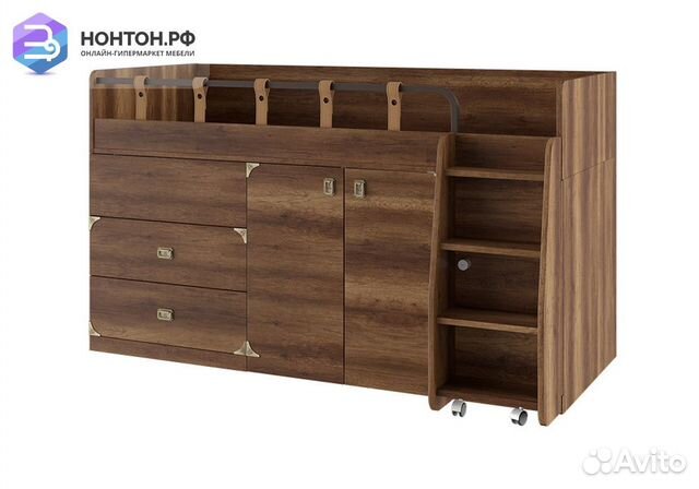 Кровать комбинированная Навигатор дуб каньон