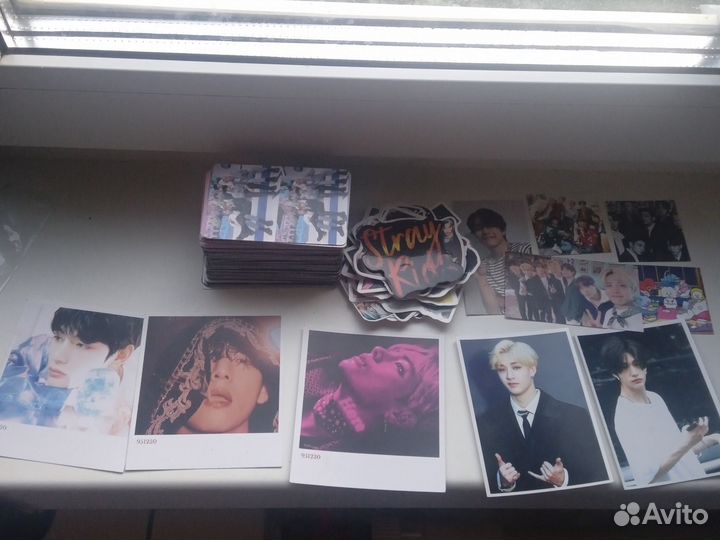 Карточки, наклейки, открытки кпоп