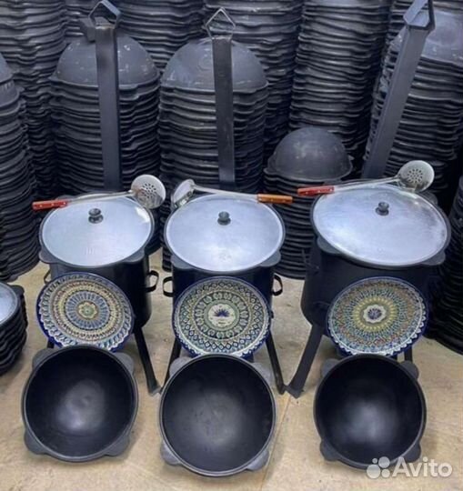 Казан чугунный с клеймом