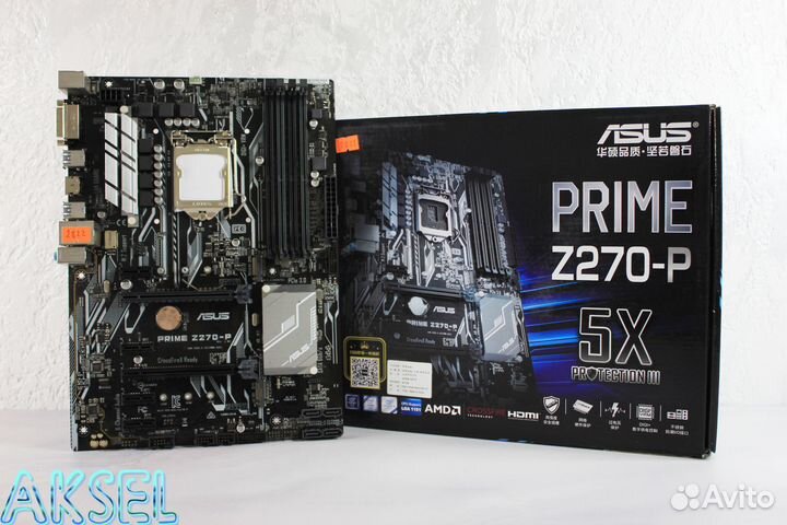 Материнская плата 1151 asus prime Z270-P
