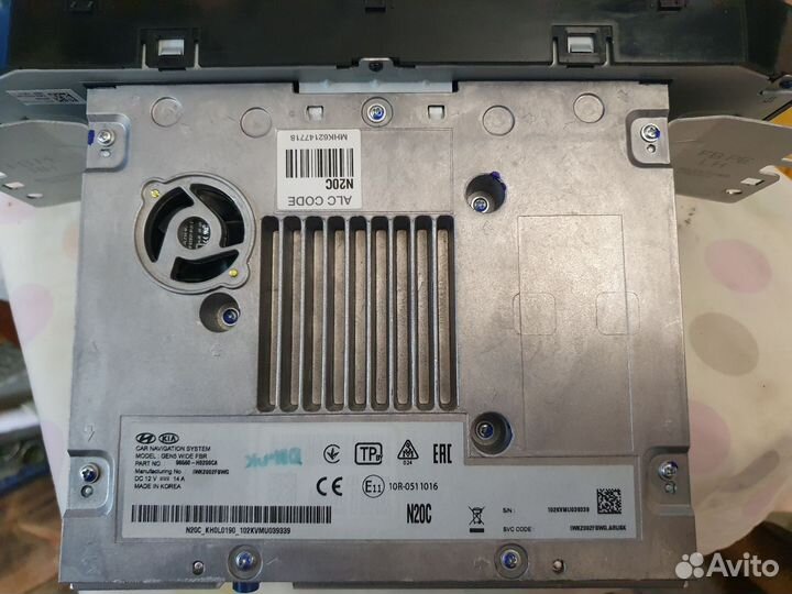 Штатное головное устройство Kia Rio 4