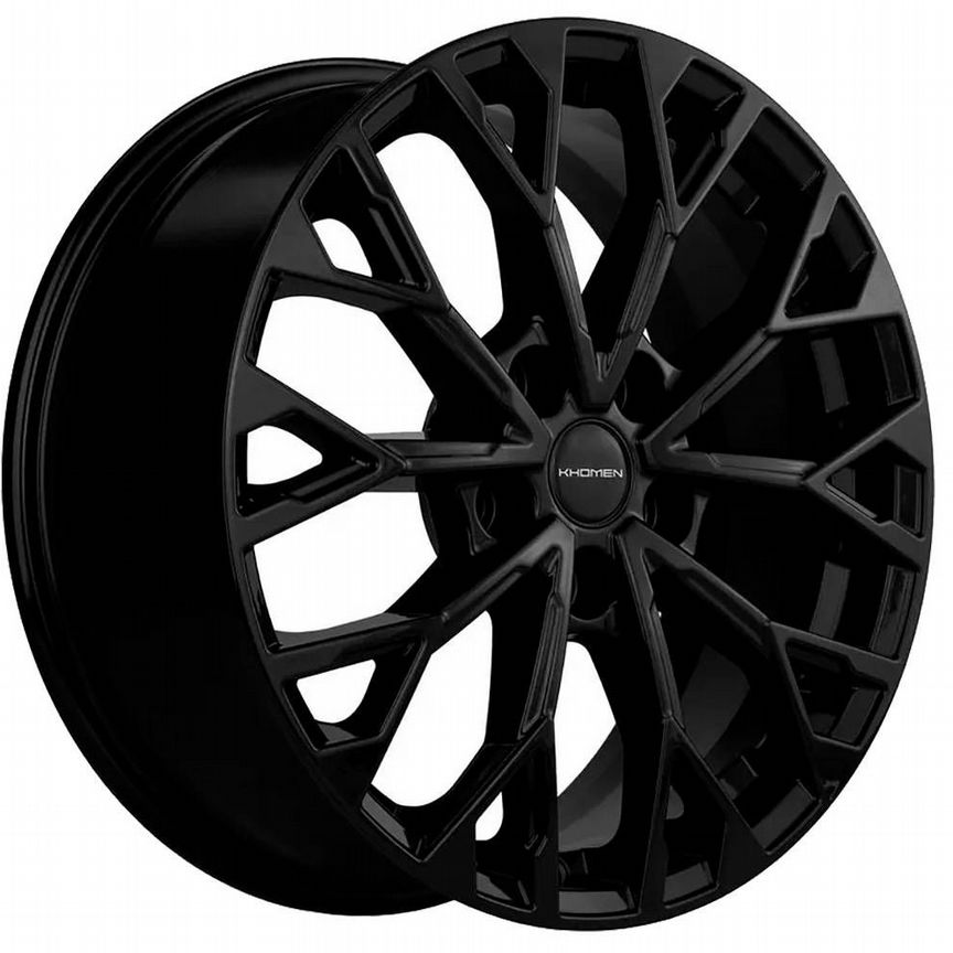 Диски Khomen KHW1718 7x17 5x110 ET46 D63.3 Black