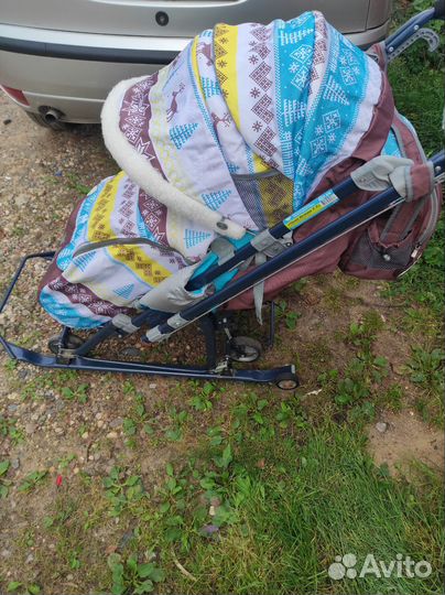 Санки коляска ника 7-7