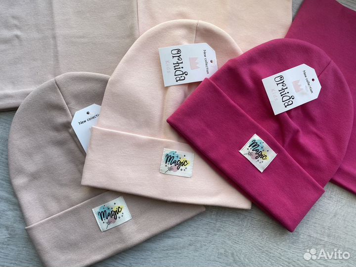 Набор шапка и снуд 3-4. 48-50 для детей новые