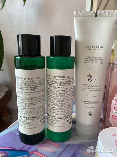 Пенка и тонер для лица корея