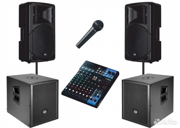 Dj со своей аппаратурой (звук/свет)