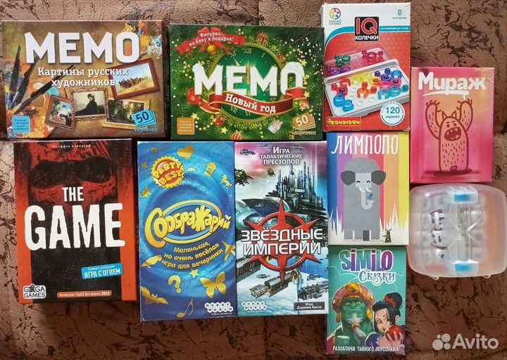 Настольные игры и головоломки