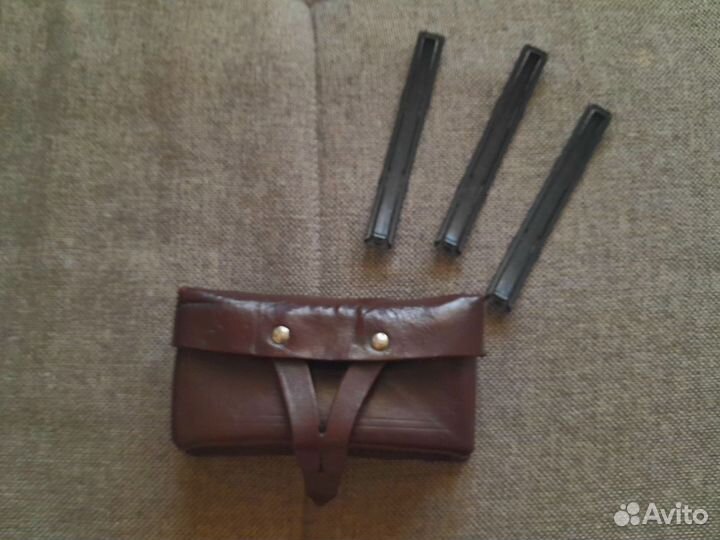 Кожаный подсумок скс