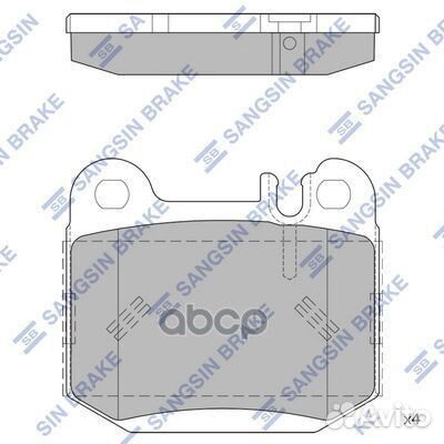 Тормозные колодки SP1930 Sangsin brake