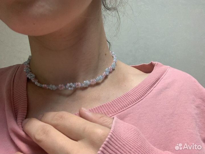 Чокер из бисера