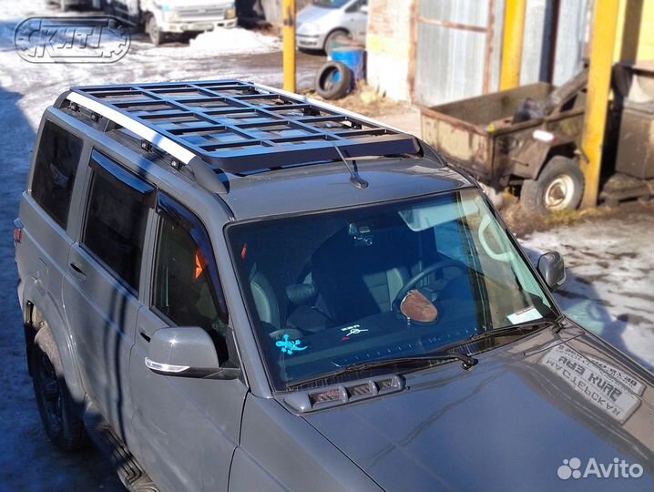 Багажник на крышу УАЗ Патриот (усиленный)