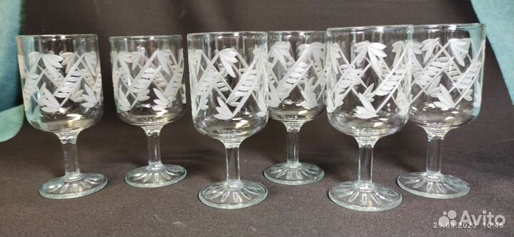 Хрустальные рюмки СССР