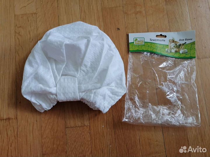 Шапочка для сауны хлопок новая