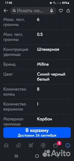 Спиннинг ультралайт
