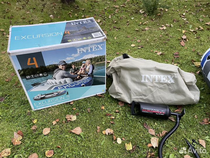 Надувная лодка intex Excursion 4