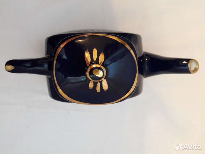 Чайник заварочный СССР гжель кобальт