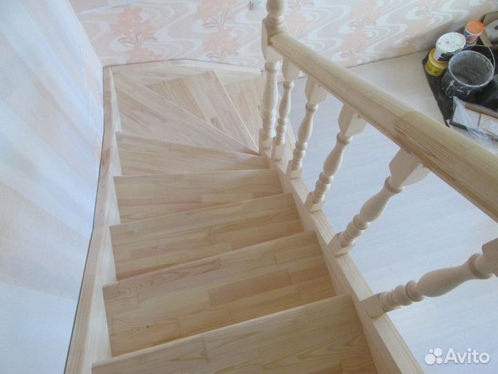 Лестницы из массива дерева