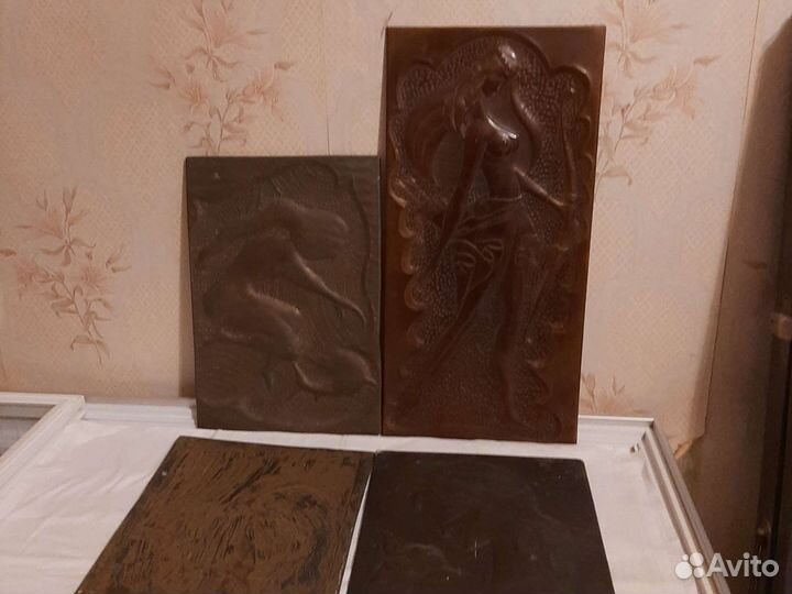 Картина медная чеканка СССР