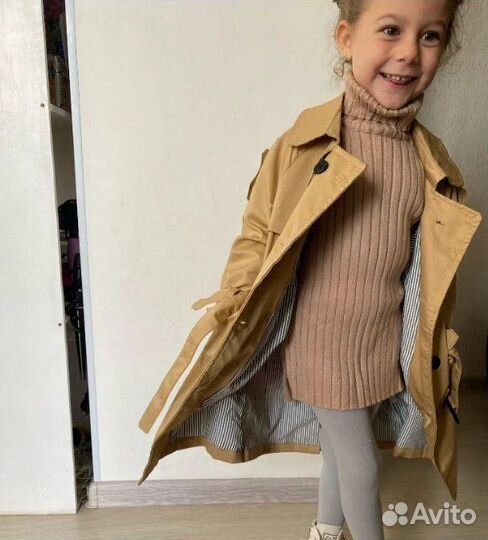 Свитер платье детское для девочки тёплое удобное