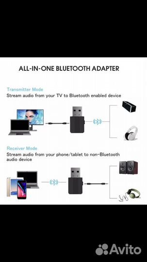 Bluetooth aux адаптер Блютуз адаптэр